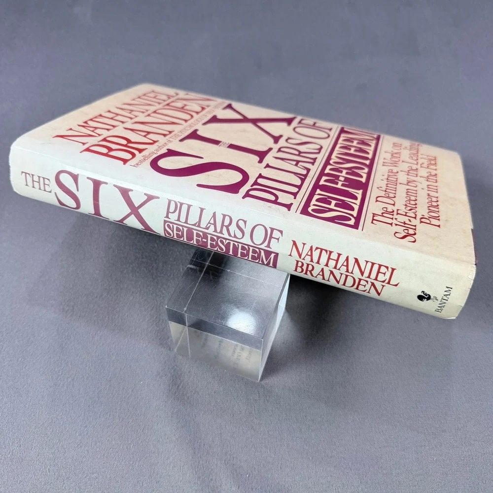 Nathaniel Branden Six Pillars of‎ Self-Esteem Hardcover 1994 Signed Psychology